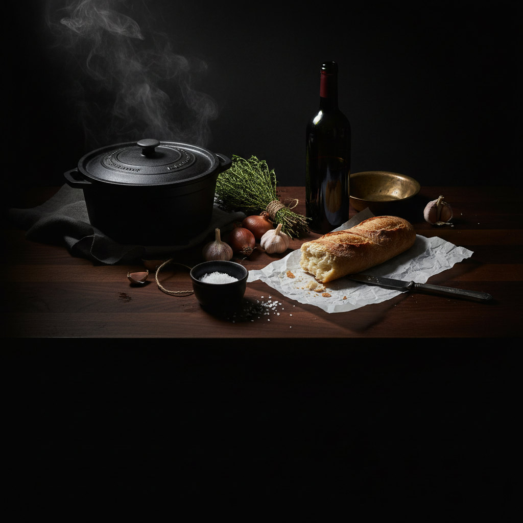 A real ChefCravings cookbook cover from the French Cuisine collection, personalized with the title The Garcia Family Table